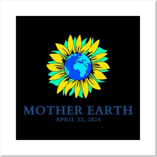 MOTHER EARTH SUNFLOWER Posters and Art